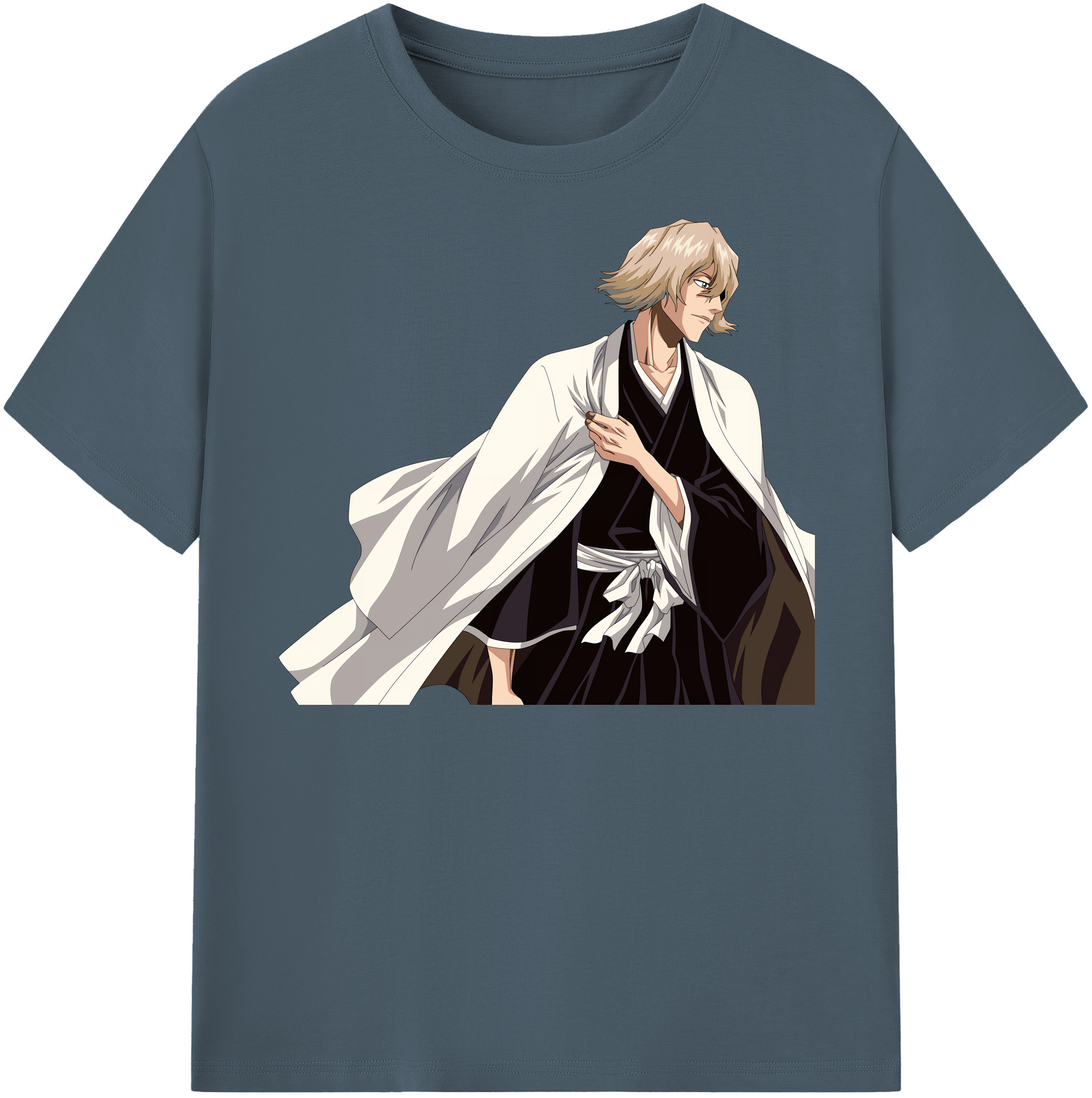 （画像用） "ブリーチ 浦原 喜助（うらはら きすけ） BLEACH Urahara Kisuke " 綿100％半袖Tシャツ（フロントプリント）